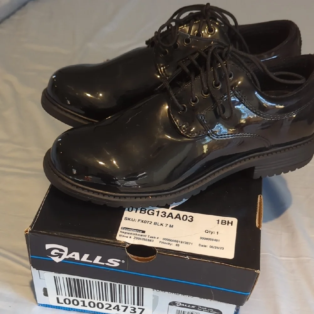 Black Patent Leather Oxfords